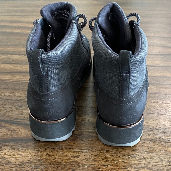 Vionic Nolan Waterproof Hiking Boots Black Leather Women’s Size 9.5 Excellent - Picture 3 of 8